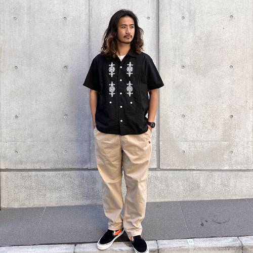 STANDARD CALIFORNIA SD Guayabera Shirt (Black) SHOSA220 公式通販
