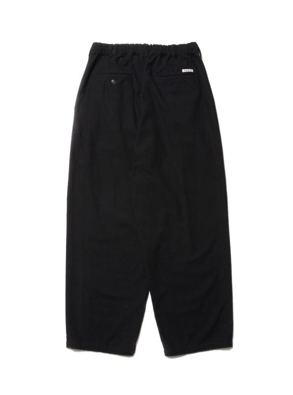 COOTIE Silk Nep 2 Tuck Easy Trousers (Black) CTE-23S104 公式通販