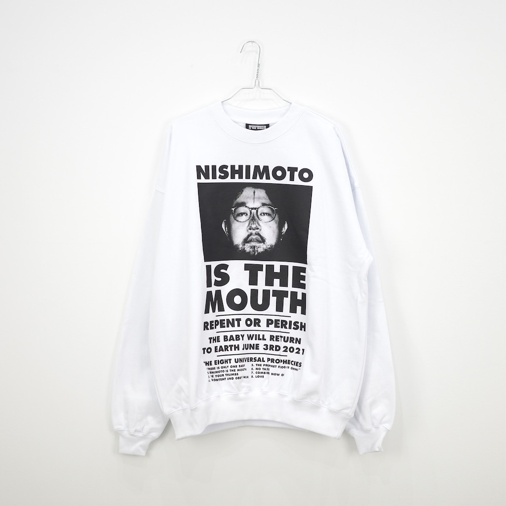 NISHIMOTO IS THE MOUTH CLASSIC SWEAT SHIRTS (WHITE) NIM-L14CAW ...