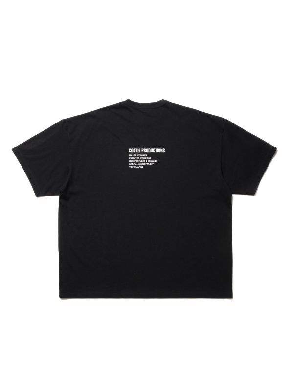 COOTIE C/R Smooth Jersey S/S Tee (Black) CTE-23S319 公式通販