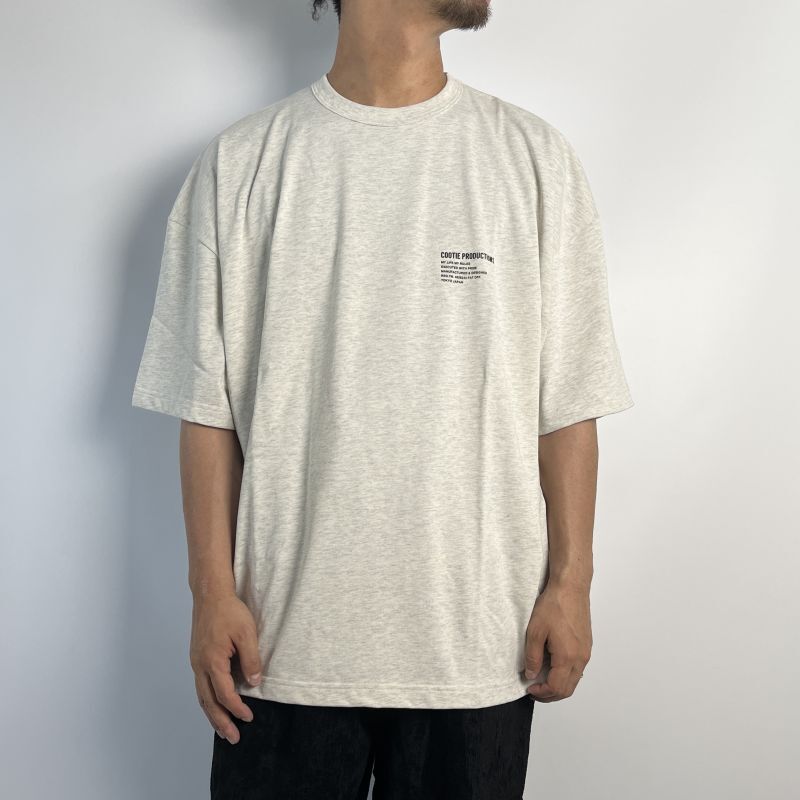 COOTIE C/R Smooth Jersey S/S Tee (Oatmeal) CTE-23S319 公式通販