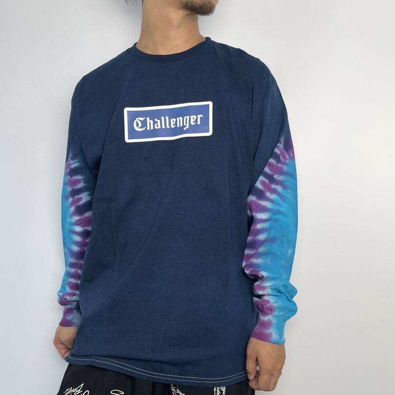 M】challenger L/S TIE DYE LOGO TEE | hartwellspremium.com