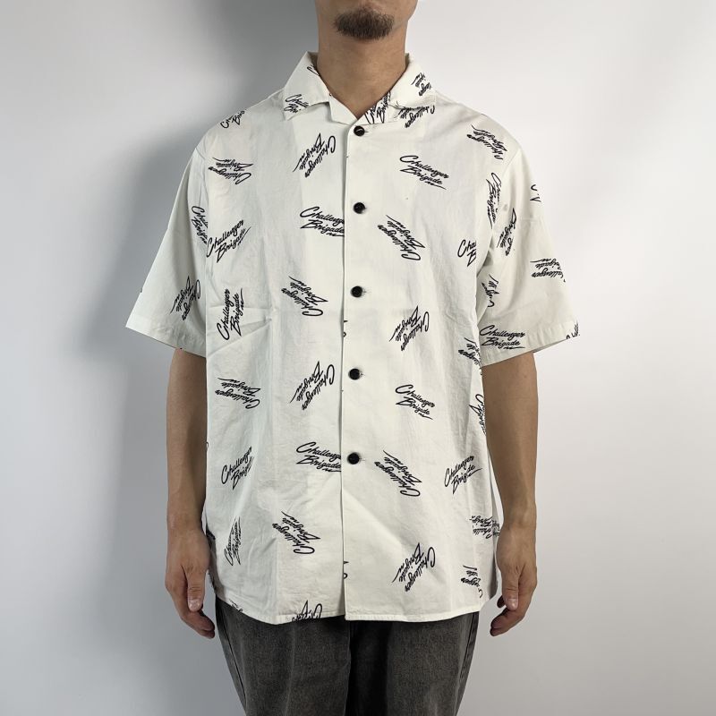 CHALLENGER S/S MULTI SIGNATURE SHIRT (WHITE) CLG-SH 023-003 公式通販