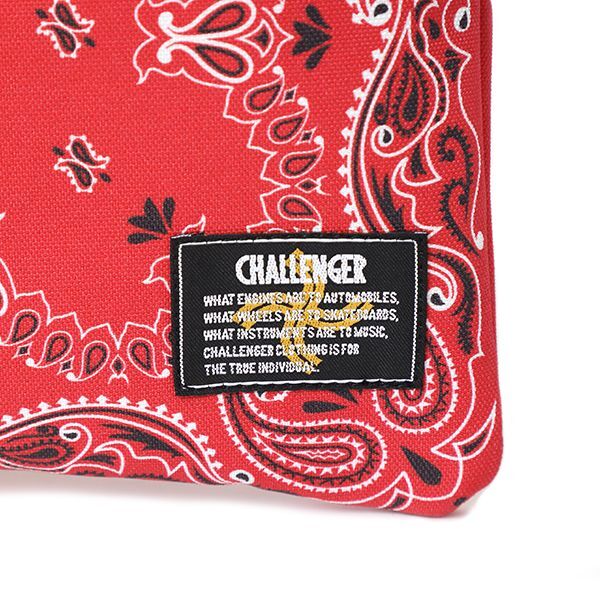 CHALLENGER BANDANA SACOCHE (RED) CLG-AC 023-046 公式通販