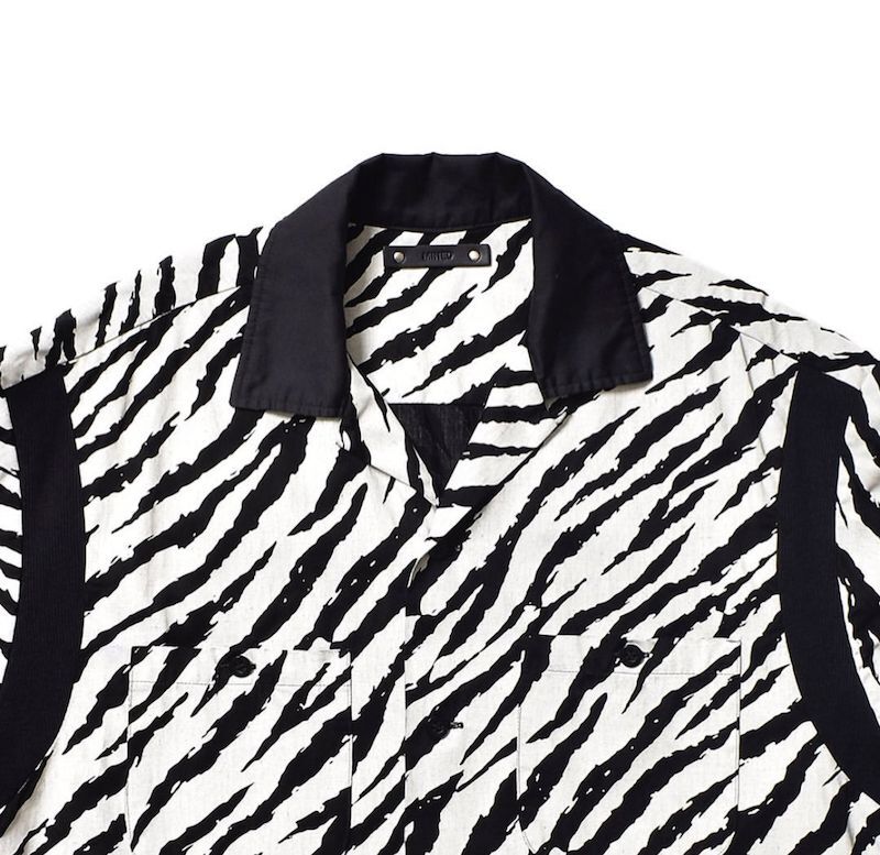 MINEDENIM マインデニム DiagoT Denim T-SH 2305-4001 アニマルグラフィックプリント クルーネック半袖Tシャツ ブラック