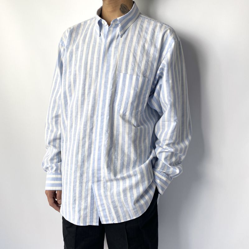 OLD JOE HIDDEN BUTTON COLLAR SHIRTS (WIDE STRIPE) 231OJ-SH04 公式通販