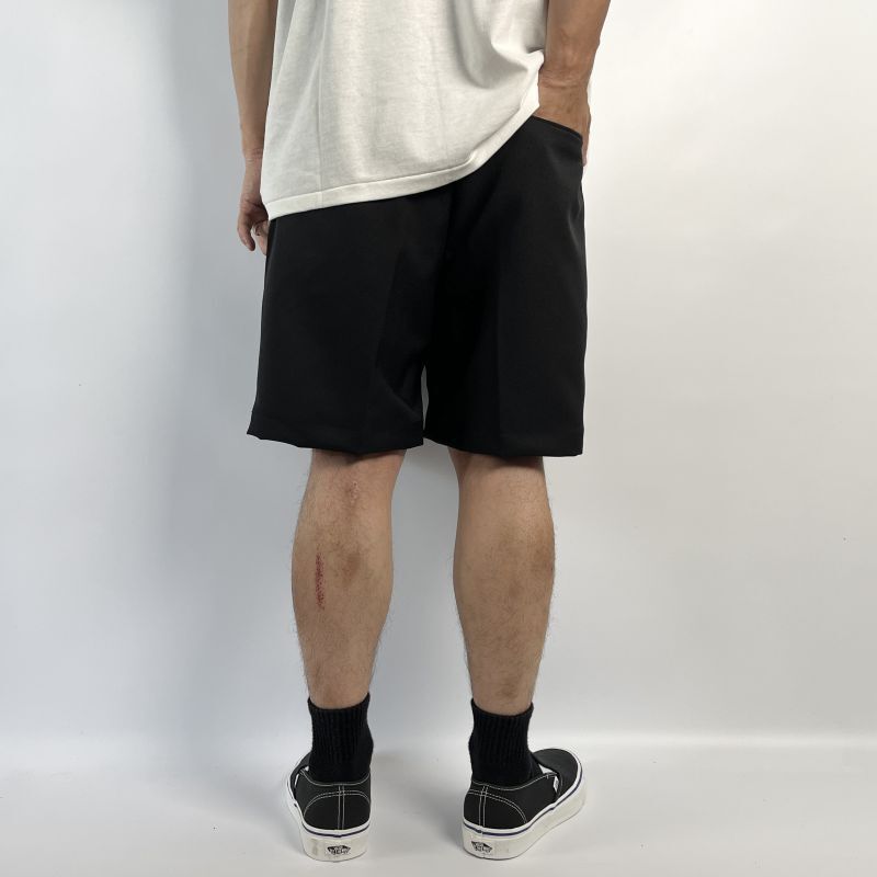 COOTIE Polyester Twill Pin Tuck Easy Shorts (Black) CTE-23S118 