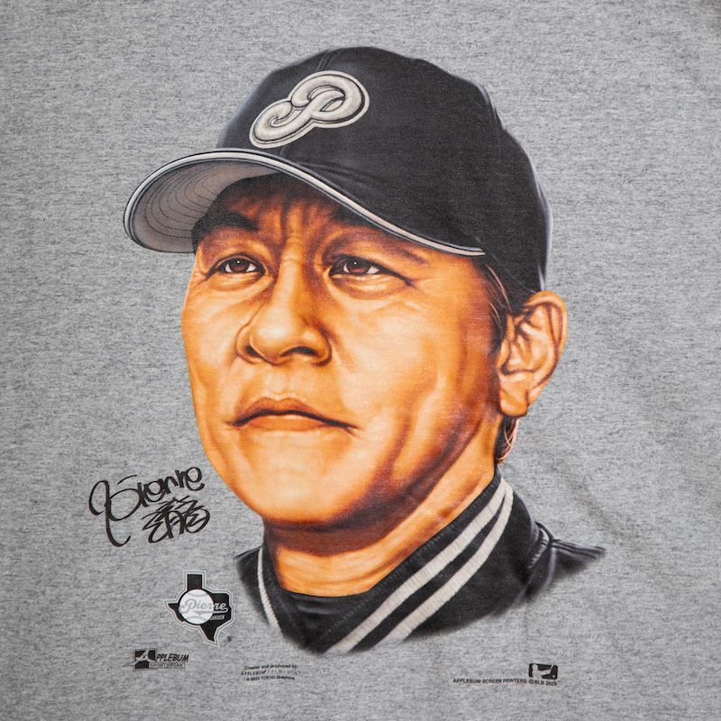 APPLEBUM “ピエール瀧 Portrait( ピエール学園 Ver.)” T-shirt (H.Gray 