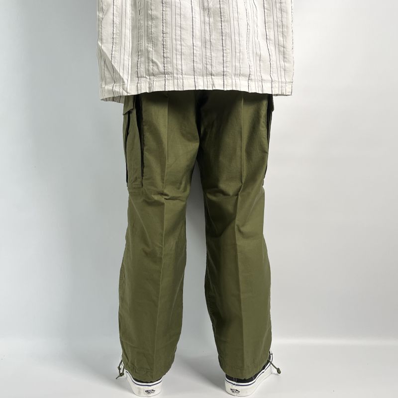 COOTIE Back Satin Error Fit Cargo Easy Pants Olive CTES