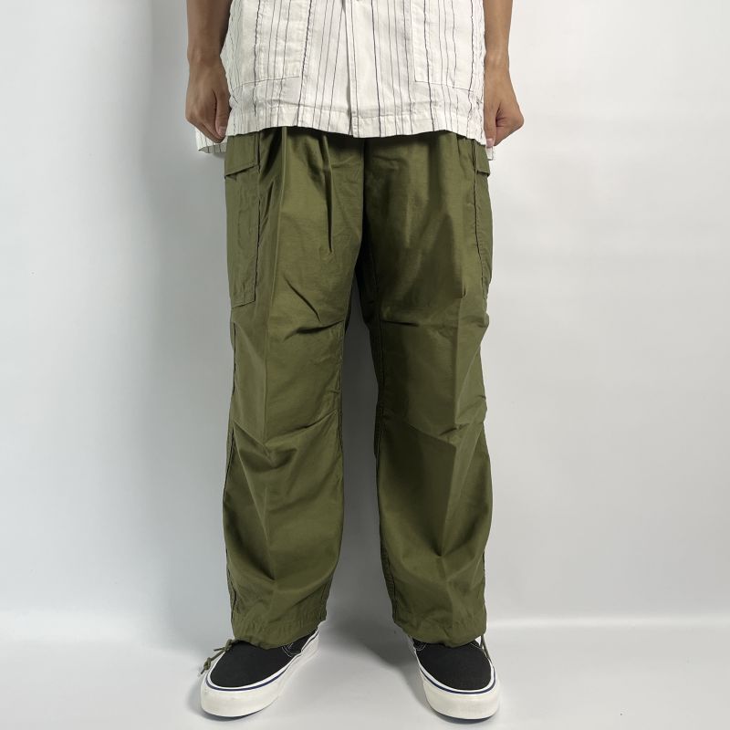 COOTIE Back Satin Error Fit Cargo Easy Pants (Olive) CTE-23S119