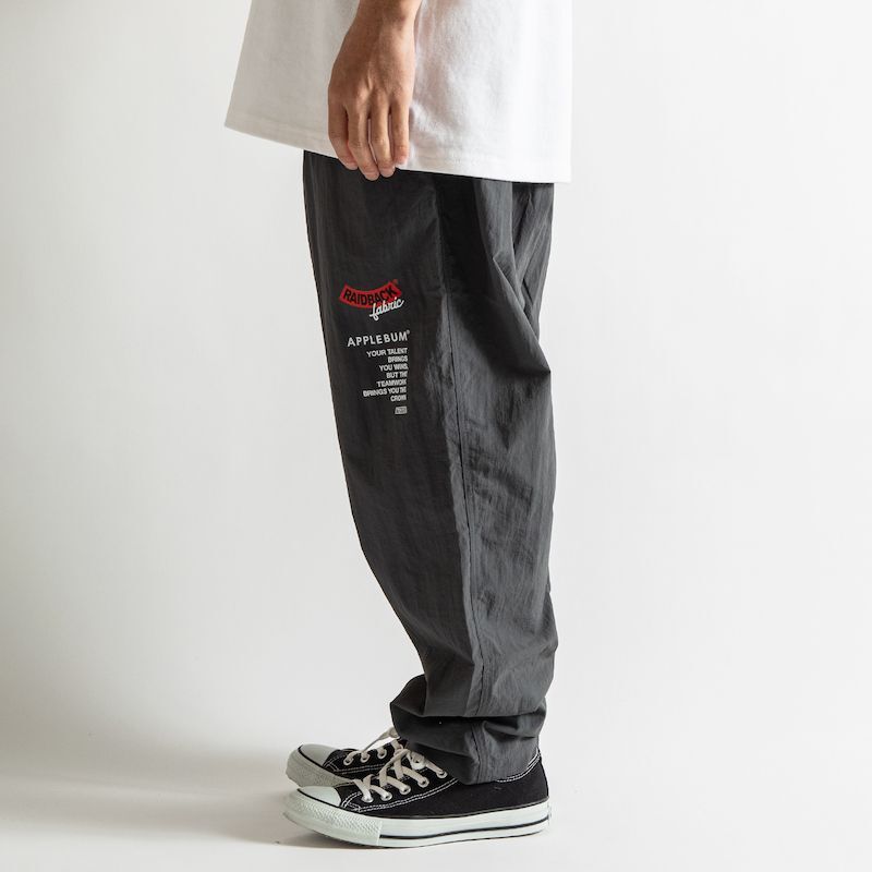 [完売商品] APPLEBUM ナイロンパンツ / グレー /L /アップルバム APPLEBUM】Nylon Pants ナイロンパンツ【Gray】新品 L