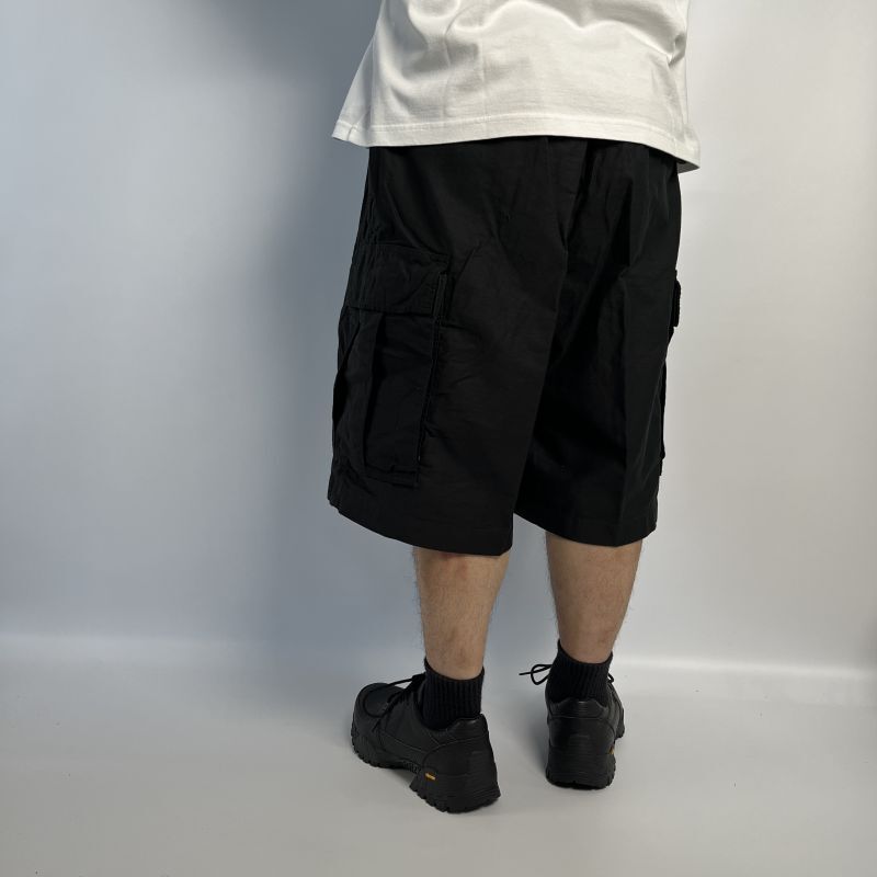 COOTIE Back Satin Error Fit Cargo Easy Shorts (Black) CTE-23S120 ...