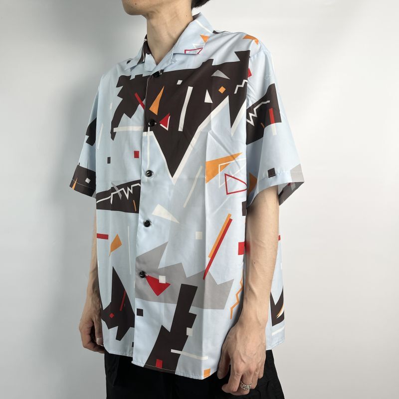 CHALLENGER S/S 80'S PRINTED SHIRT (LT BLUE) CLG-SH 023-005 公式通販