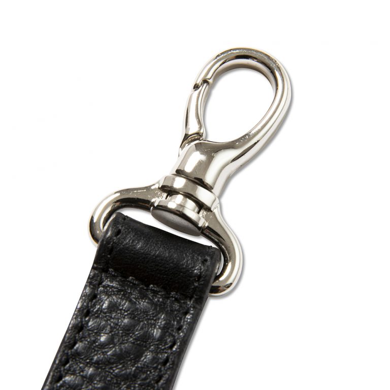 CALEE Silver star concho leather key ring (Black) CL-23SS029L&A-L ...