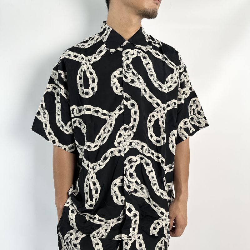 COOTIE Rayon Open Collar S/S Shirt (Black) CTE-23S411 公式通販