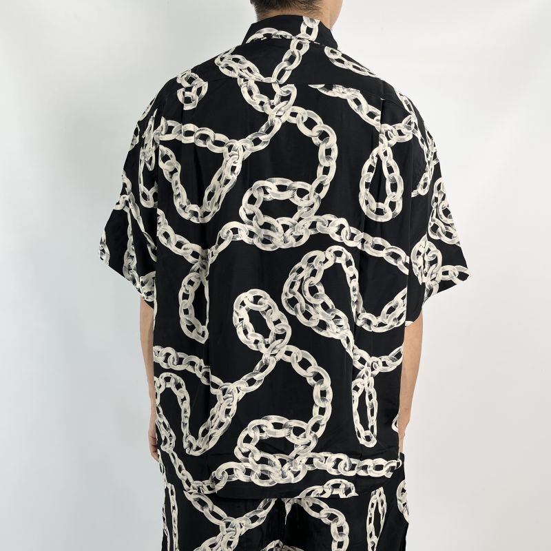 COOTIE Rayon Open Collar S/S Shirt (Black) CTE-23S411 公式通販