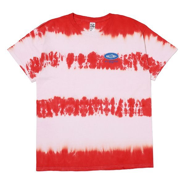 CHALLENGER S/S TIE DYE BORDER TEE (RED) | kensysgas.com