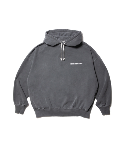 COOTIE Pigment Dyed Open End Yarn Sweat Hoodie (Black) CTE-23A308 
