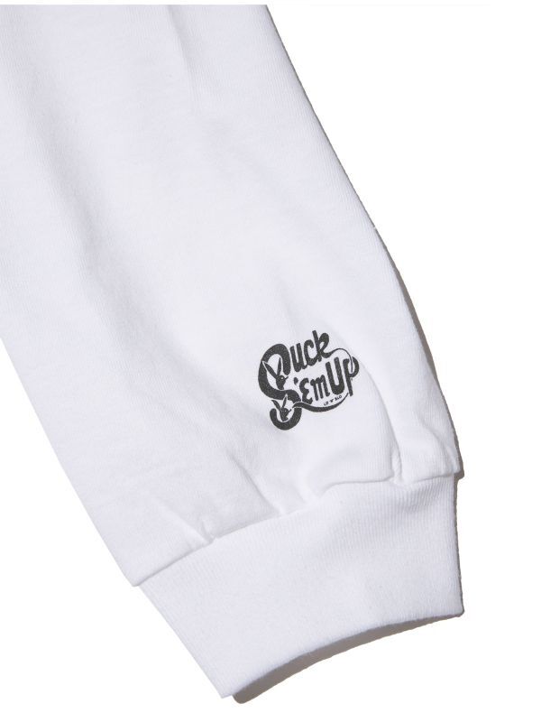 RADIALL WHEELS - CREW NECK T-SHIRT L/S (White) RAD-23AW-CUT017