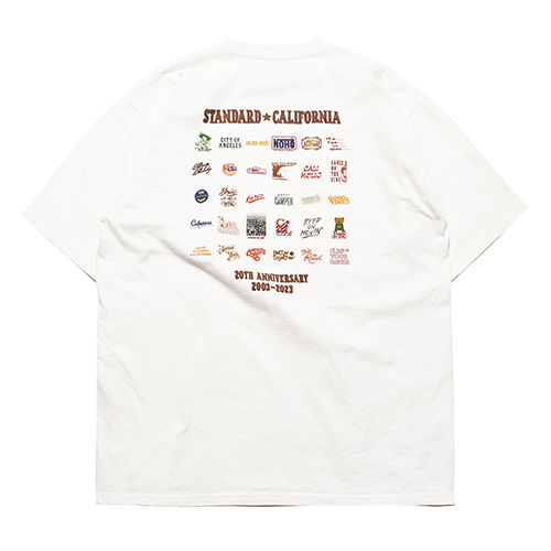 スタンダードカリフォルニア 20th アニバーサリーTシャツ