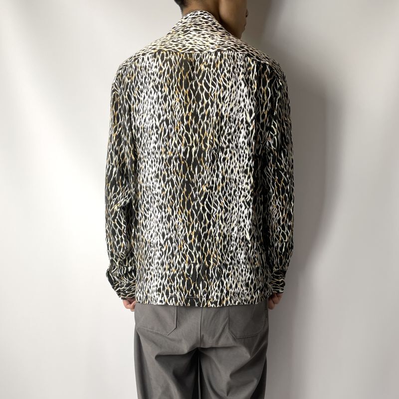 MINEDENIM（マインデニム）\nLeopard Open Collar SH