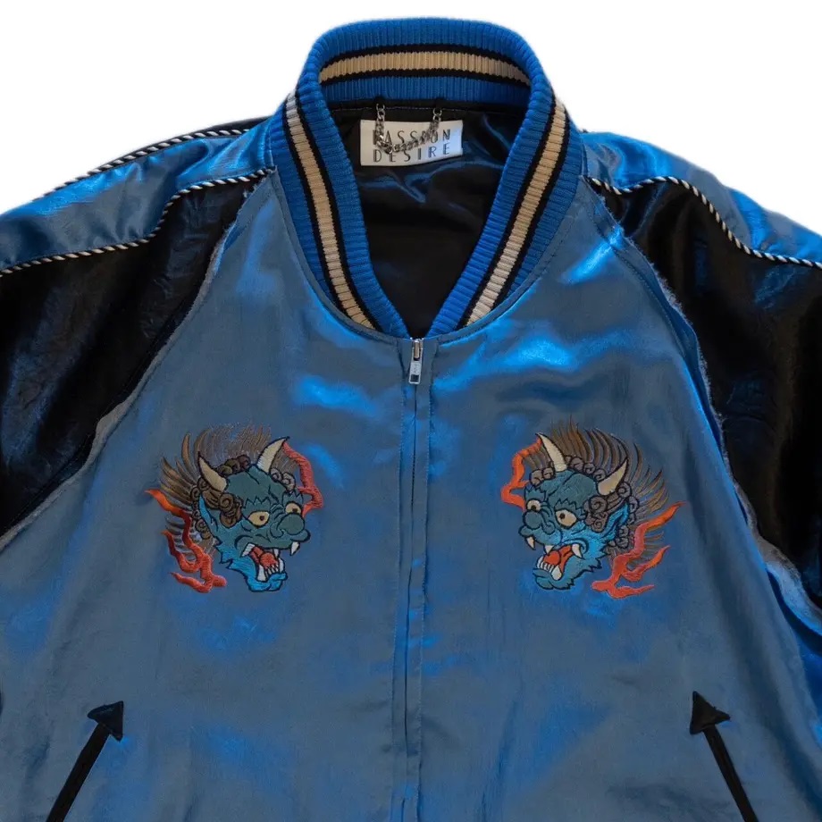 el conductorH DEMON EMBROIDERED SOURVENIR JKT (BLUE) PD23SJ08 公式通販