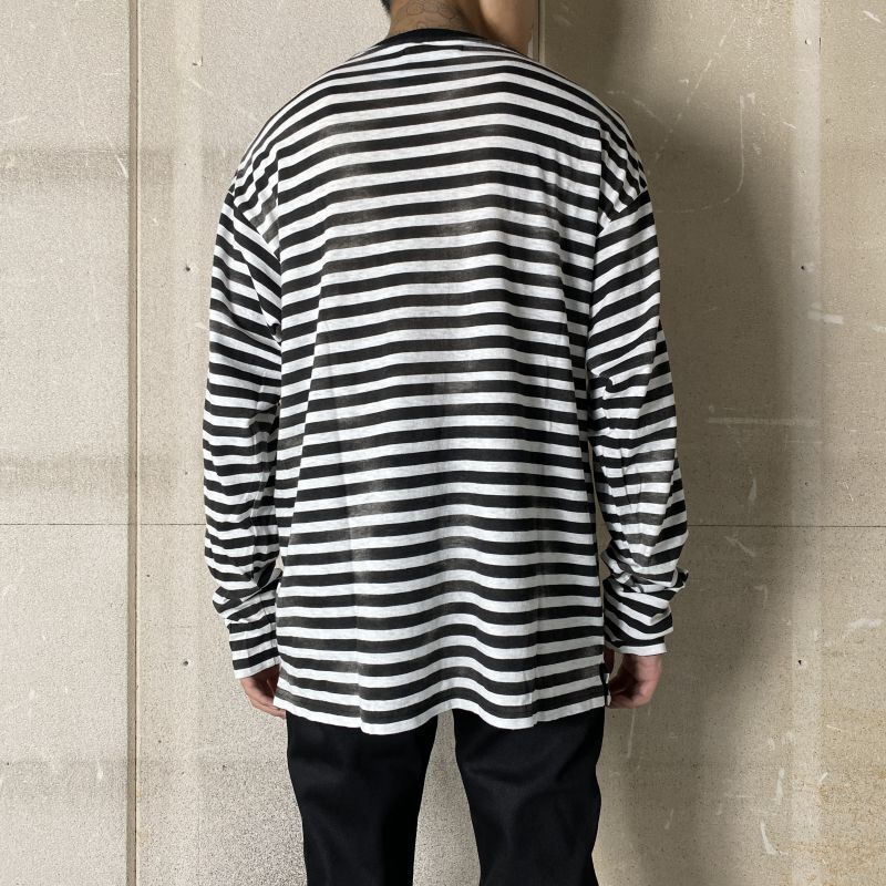 MINEDENIM Hazy Border L/S T-SH (RPT) 2309-6002 公式通販 MINEDENIM Hazy Border L/S T-SH (RPT) 2309-6002 公式通販