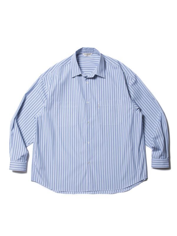 COOTIE Stripe Broad L/S Shirt (THOMAS MASON) (White) CTE-23A402