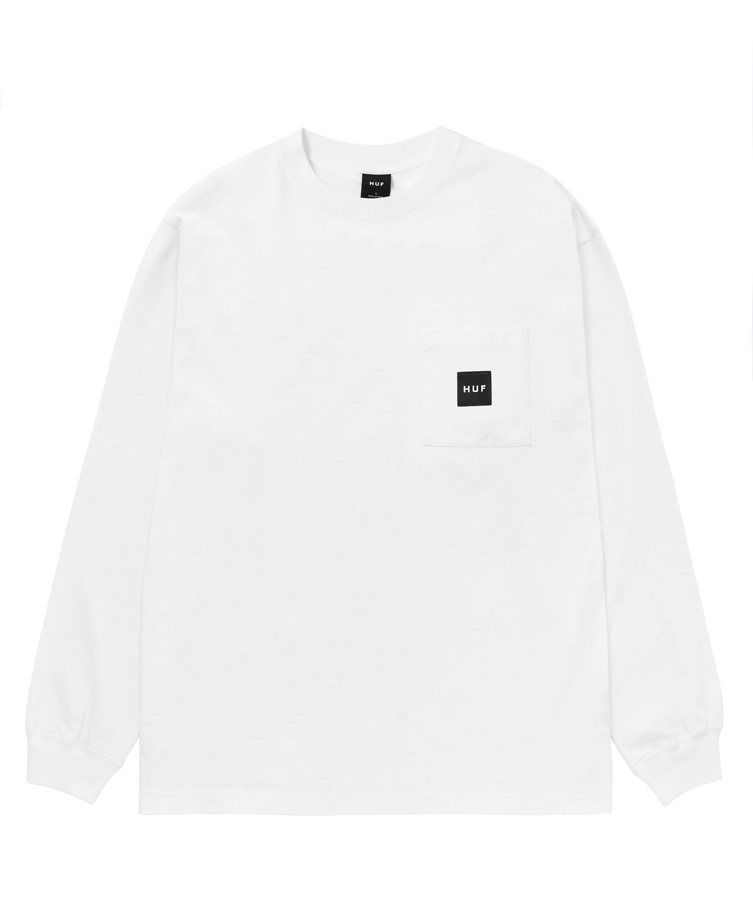 HUF BOX LOGO POCKET LS TEE (WHITE) TS80131SU23 公式通販