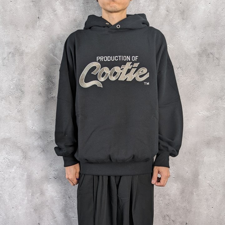 COOTIE Embroidery Sweat Hoodie (PRODUCTION OF COOTIE) (Black) CTE