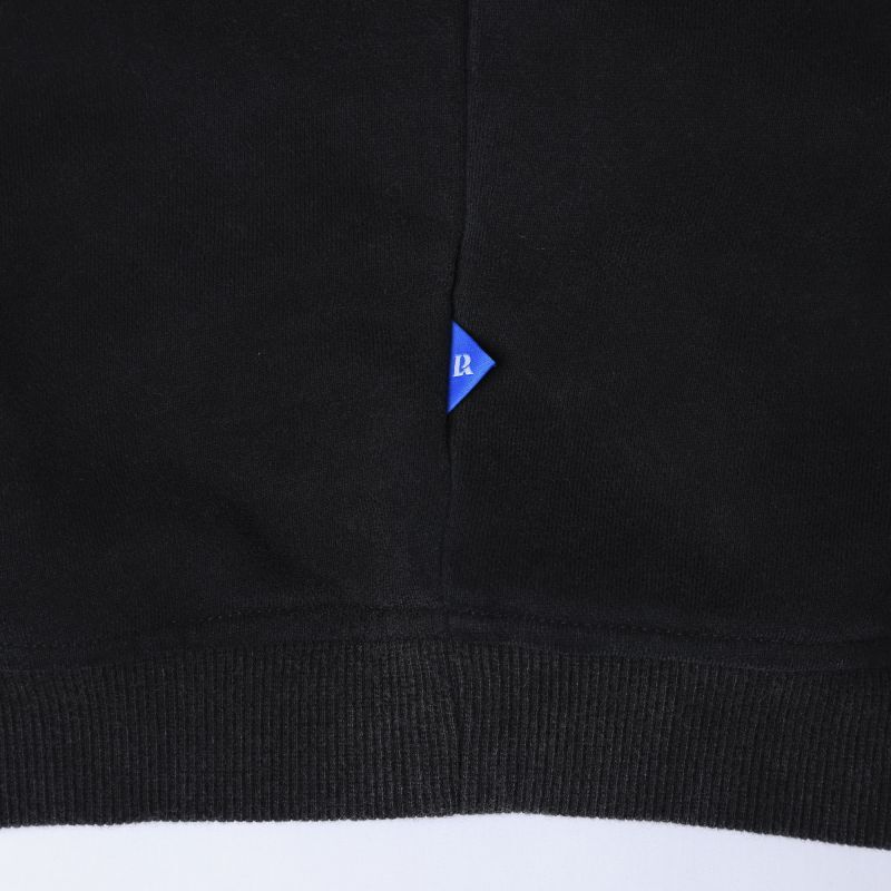 Liberaiders COTTON FLEECE QUILTED CREWNECK II (BLACK) 753042303