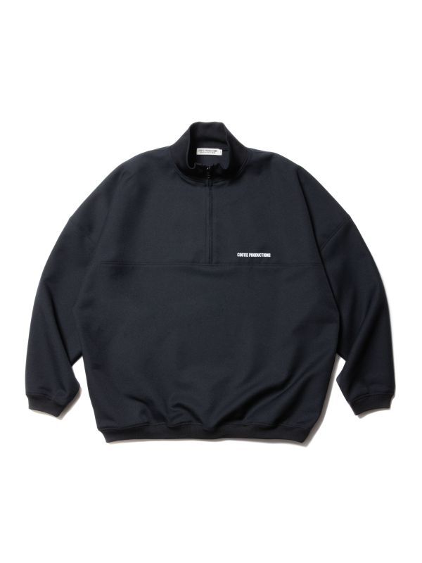 COOTIE Polyester Twill Half Zip L/S Tee (Black) CTE-23A310 公式通販