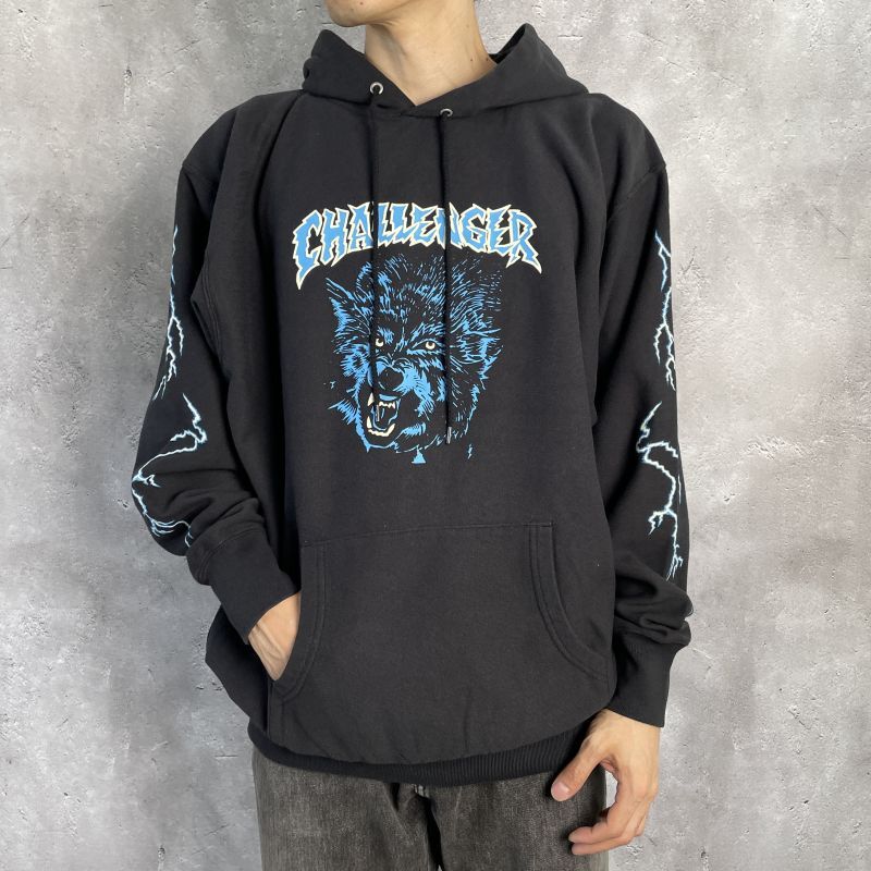 CHALLENGER THUNDER WOLF HOODIE (BLACK) CLG-SW 023-007 公式通販