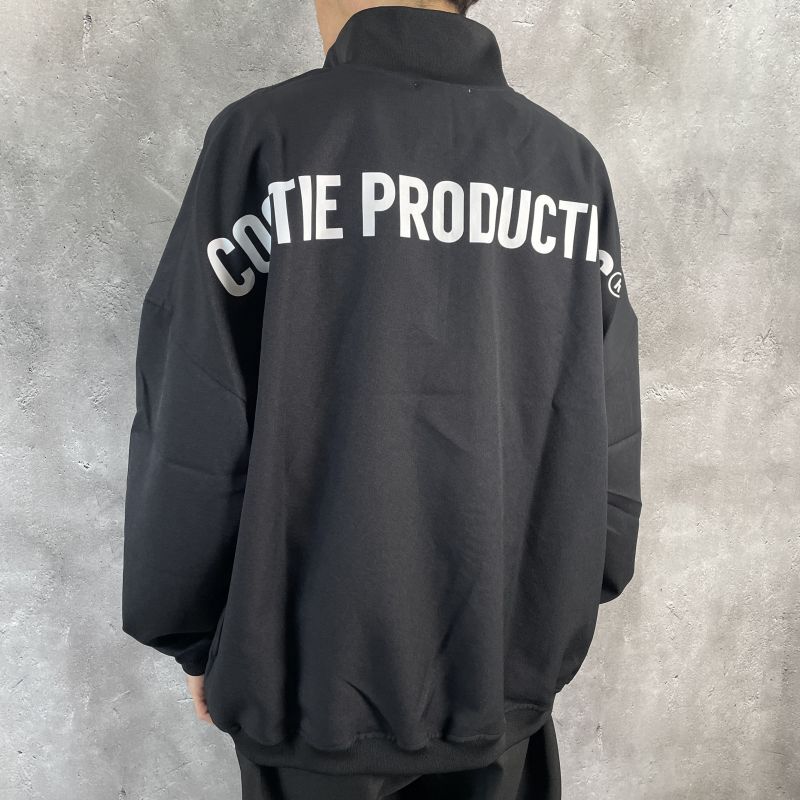 COOTIE Polyester Twill Half Zip L/S