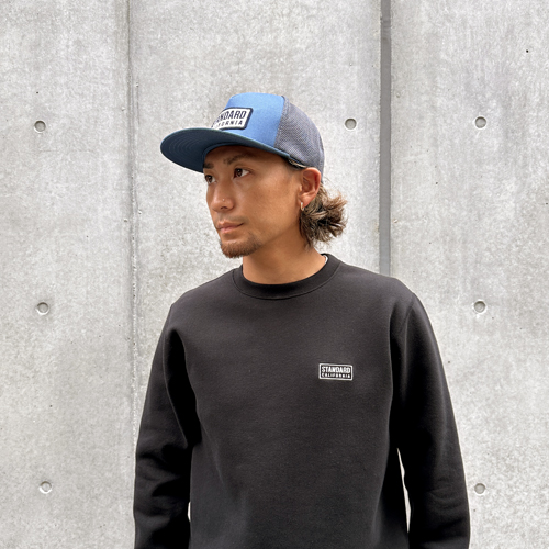 STANDARD CALIFORNIA SD Box Logo Patch Mesh Cap (Blue