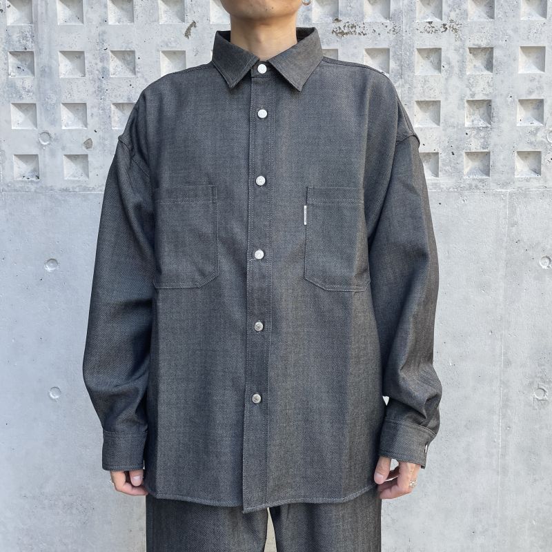 COOTIE Wool Work L/S Shirt (Black) CTE-23A404 公式通販