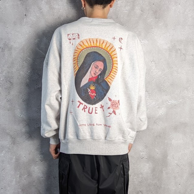 COOTIE OPENEND YARN SWEAT CREW (JESUS)新品