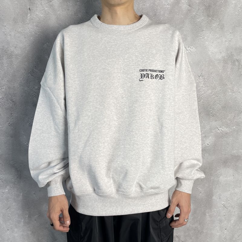 COOTIE Open End Yarn Sweat Crew (JESUS) (Oatmeal) CTE-23A317 公式通販