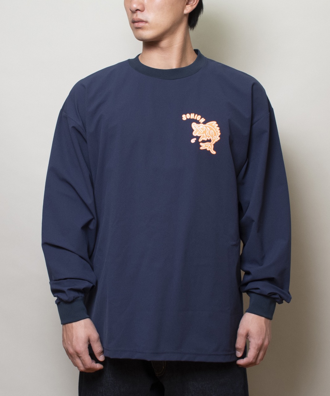 Back Channel FISHING STRETCH L/S TEE (NAVY) 2323258 公式通販