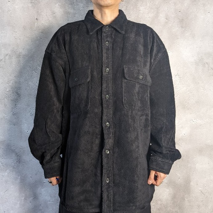 COOTIE Garment Dyed Cotton Boa Error Fit CPO Jacket (Black) CTE