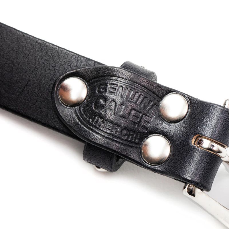 CALEE STUDS LEATHER NARROW BELT CL-23AW017L&A L 公式通販