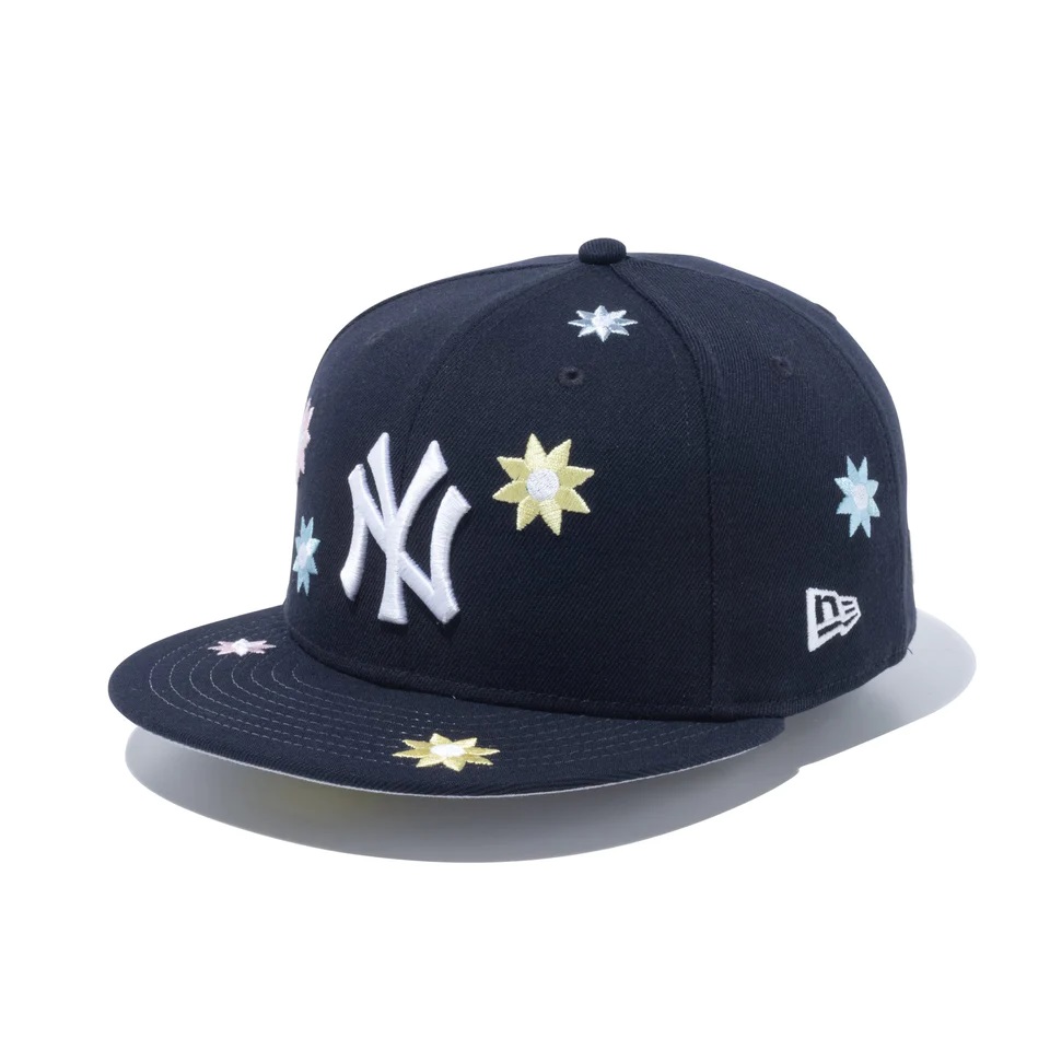 NEW ERA 59FIFTY MLB Flower Embroidery ニューヨーク・ヤンキース