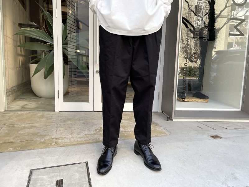 cootie T/C 2tuck easy pants パンツ 黒 COOTIE 「T/C 2 Tuck Easy