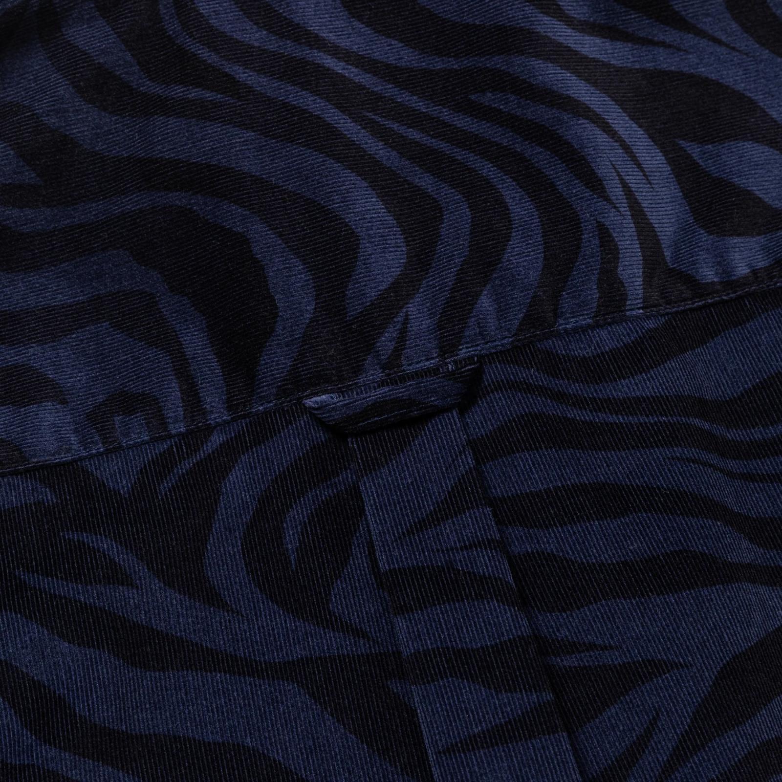 20％OFF SALEセール CALEE キャリー ZEBRA PATTERN CORDUROY OVER SH