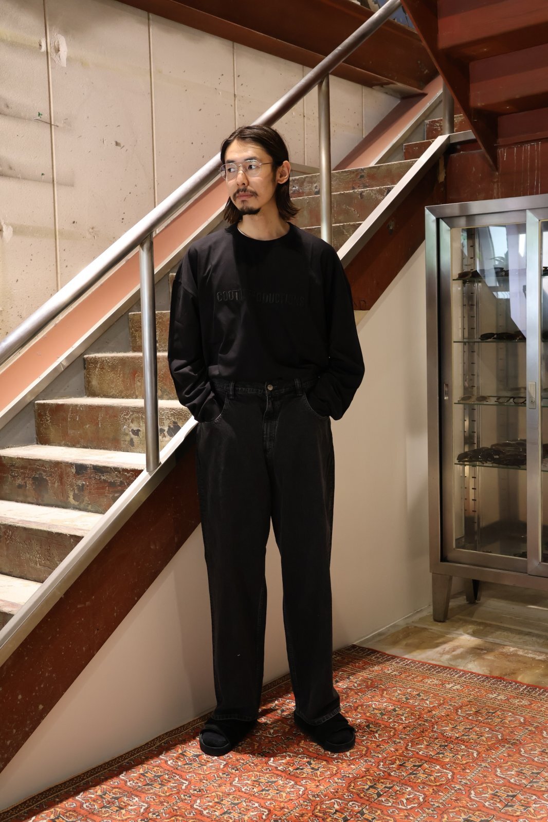 COOTIE 10.5oz Denim 5 Pocket Easy Baggy Pants CTE-24S131 COOTIE 10.5oz Denim 5 Pocket Easy Baggy Pants CTE-24S131
