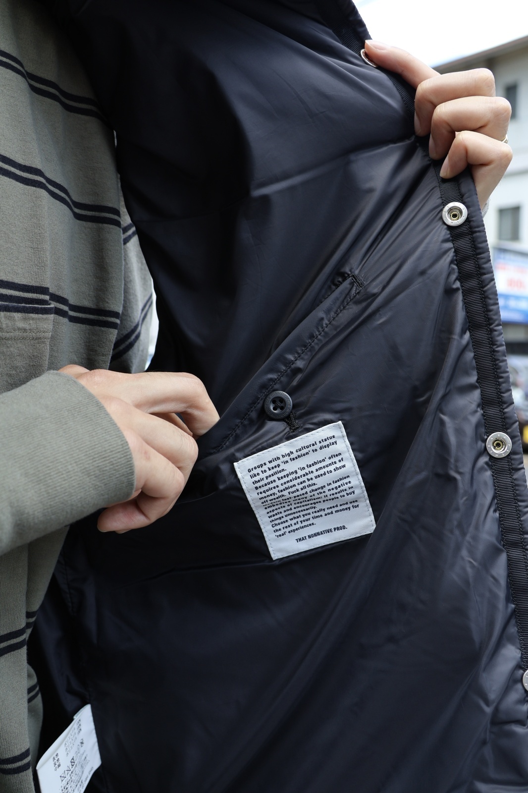 nonnative HIKER PUFF VEST POLY TAFFETA NN-V4502 公式通販