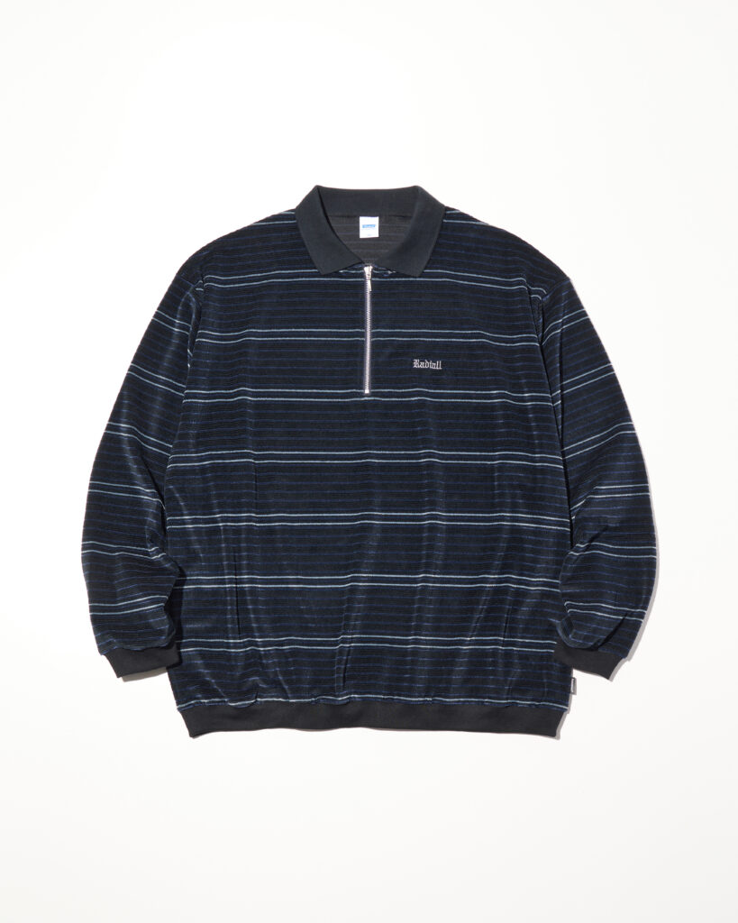 画像1: RADIALL  HITSVILLE - HALF ZIP POLO SHIRT L/S (1)