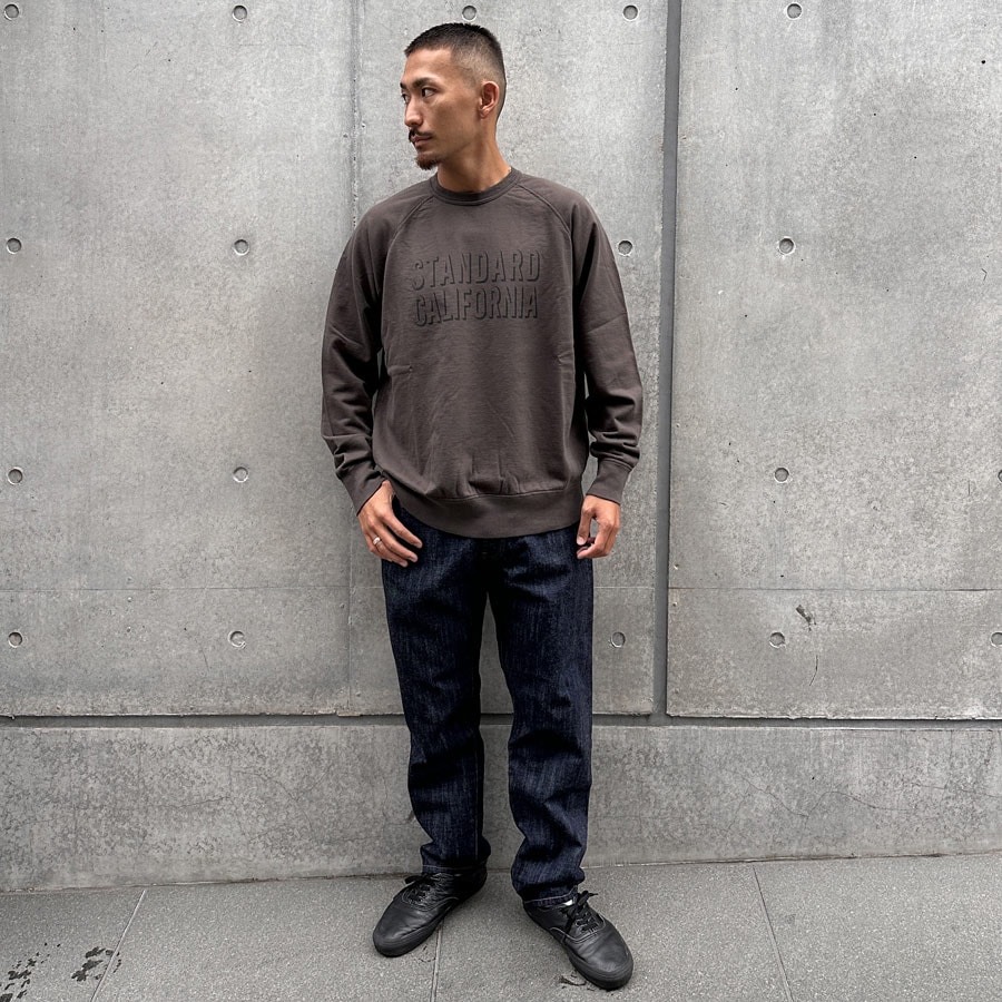 画像3: STANDARD CALIFORNIA  SD Pima Crew Logo Sweat (3)