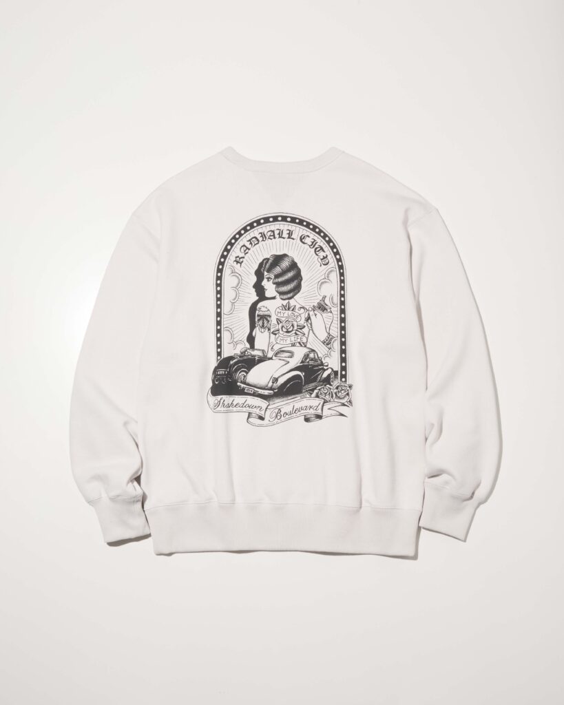 画像9: RADIALL  BOULEVARD - LOOPWHEEL CREW NECK SWEATSHIRT L/S (9)