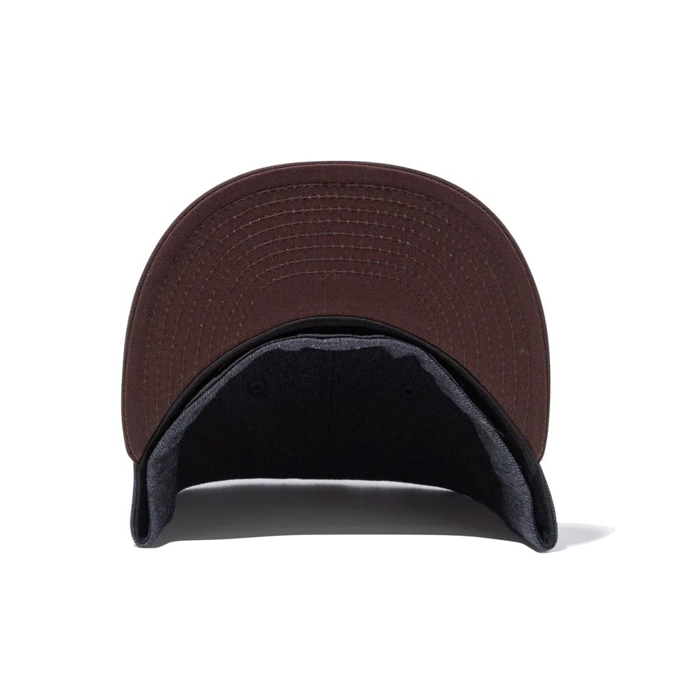 画像5: NEW ERA  59FIFTY Heather Pack ニューヨーク・ヤンキース ヘザーネイビー バーントウッドバイザー (5)